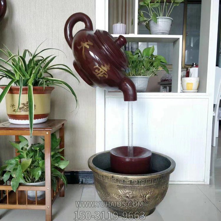 庭院室内摆放玻璃钢小天壶水景观博鱼网页版