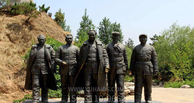 户外铜雕伟人们与毛泽博鱼网页版