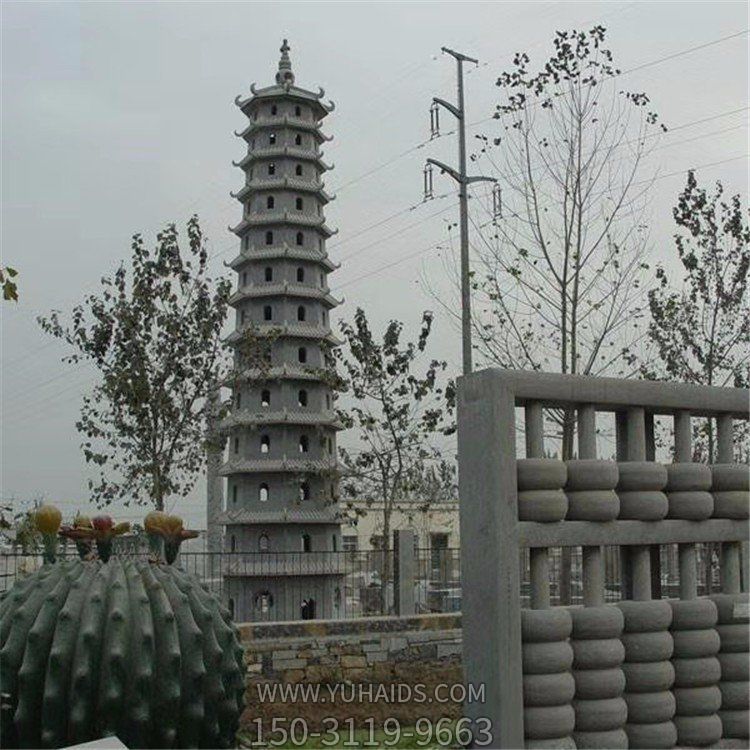 大理石石雕户外园林景观佛塔博鱼网页版