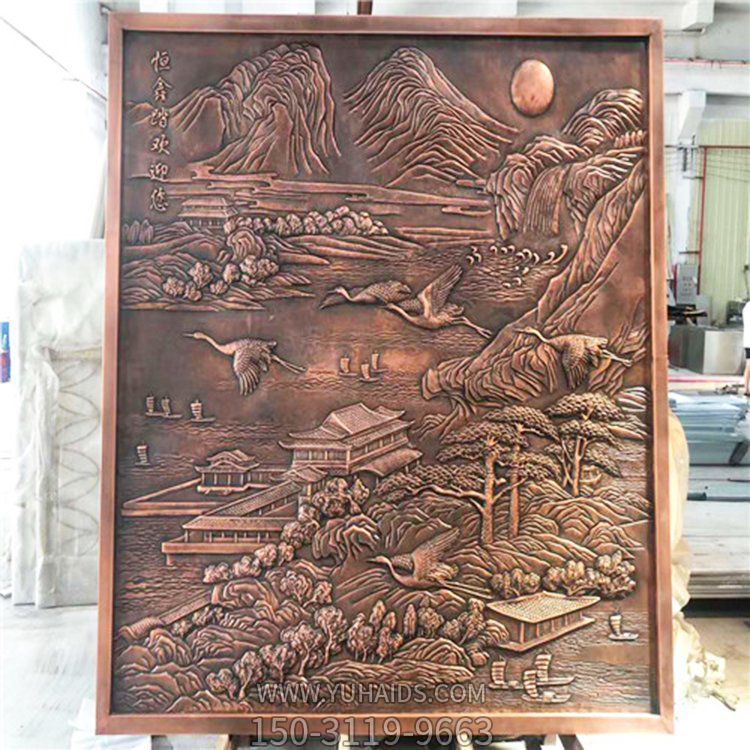 铜雕户外园林景观壁画博鱼网页版