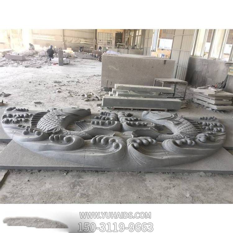 景区园林大型青石仿古浮雕影壁照壁墙 石地雕雕刻博鱼网页版