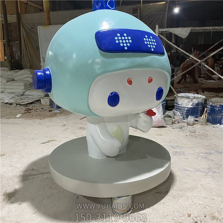 商场玻璃钢卡通美陈摆件公仔博鱼网页版