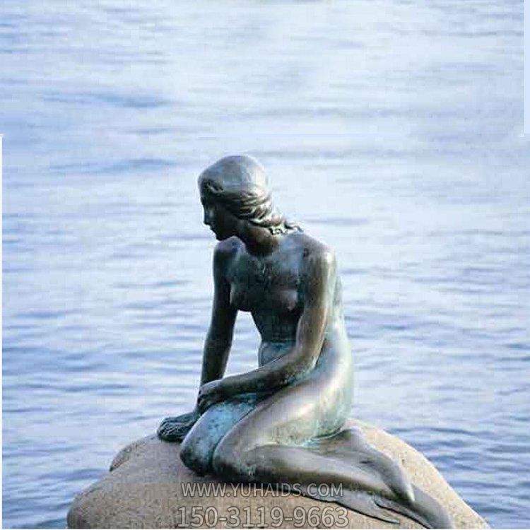 海边铜雕美人鱼景观户外摆件博鱼网页版