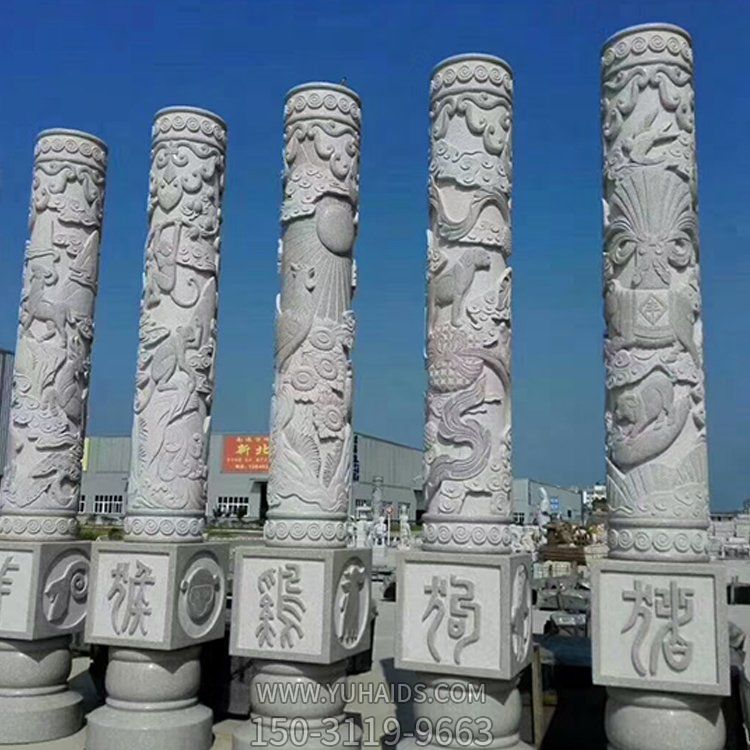 户外园林大型浮雕文化柱博鱼网页版