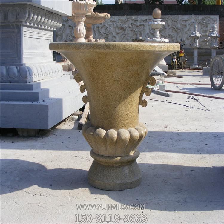 别墅园林摆放花岗岩雕刻花盆博鱼网页版