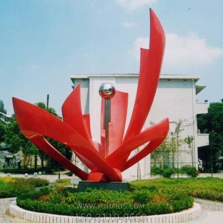 不锈钢喷漆大型抽象艺术造型园林广场景观博鱼网页版