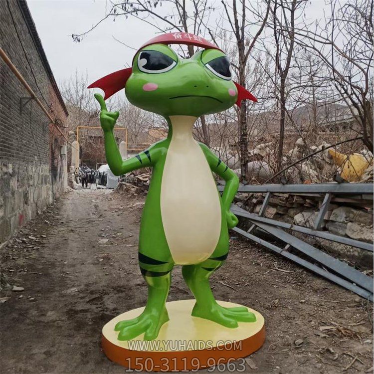 玻璃钢卡通彩绘创意动物摆件博鱼网页版