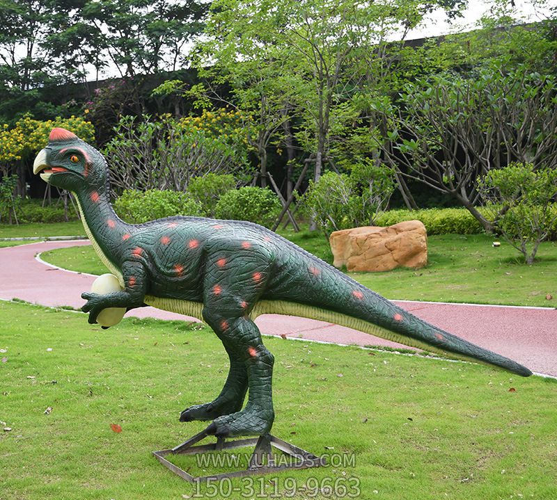 户外草坪玻璃钢彩绘恐龙博鱼网页版