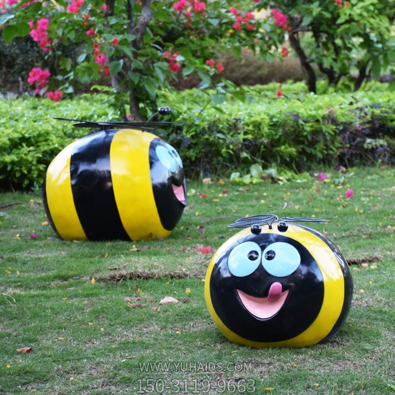 幼儿园园区吐舌头玻璃钢蜜蜂博鱼网页版