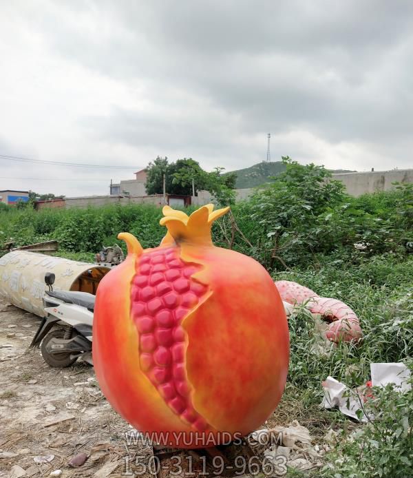 公园不锈钢仿真石榴博鱼网页版