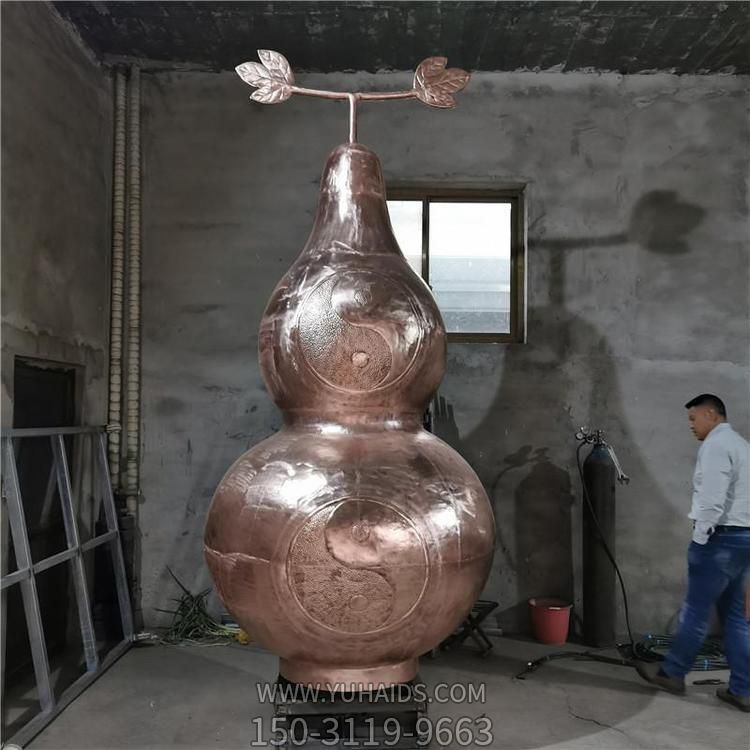 寺庙家居摆放铜雕镇宅辟邪葫芦博鱼网页版
