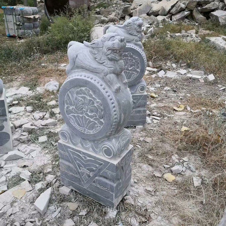 青石庭院大门门墩博鱼网页版