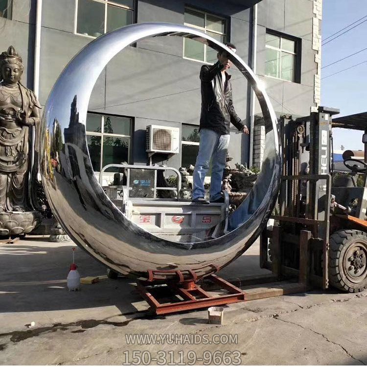 园林广场不锈钢镜面户外景观博鱼网页版