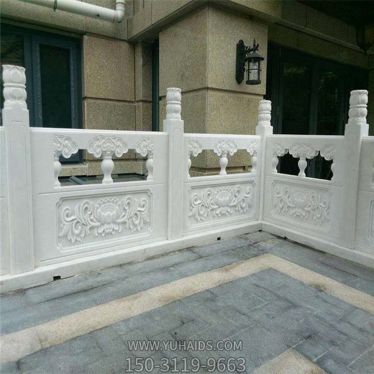 庭院别墅小区大理石石雕围栏博鱼网页版