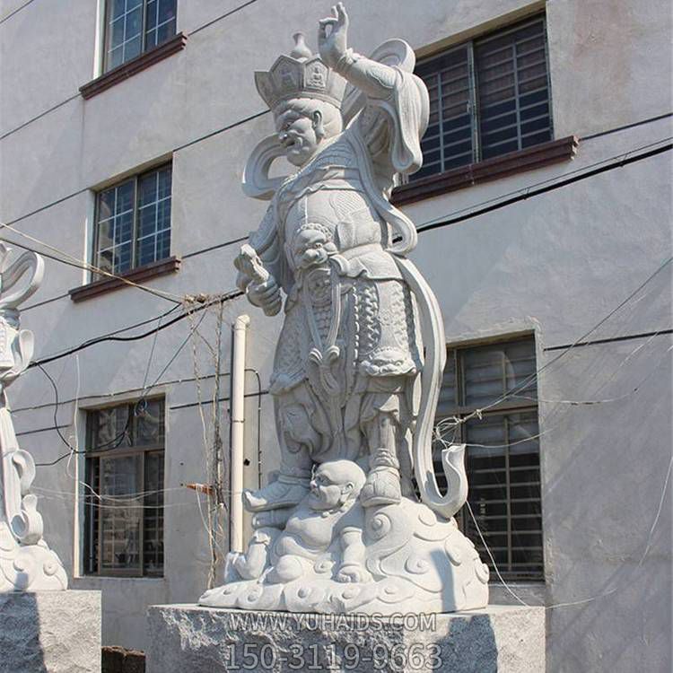 寺庙大型大理石石雕四大天王博鱼网页版