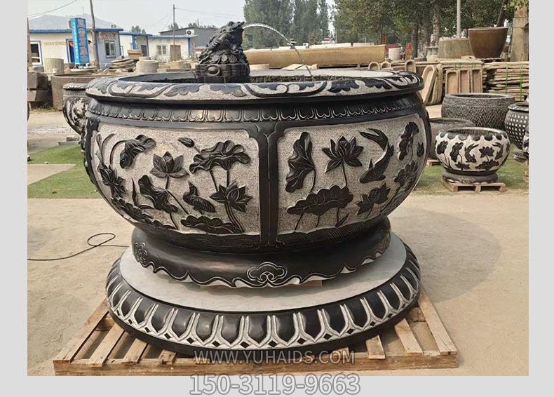 青石石雕大型石缸博鱼网页版