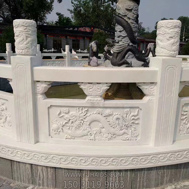 户外园林大理石浮雕围栏博鱼网页版