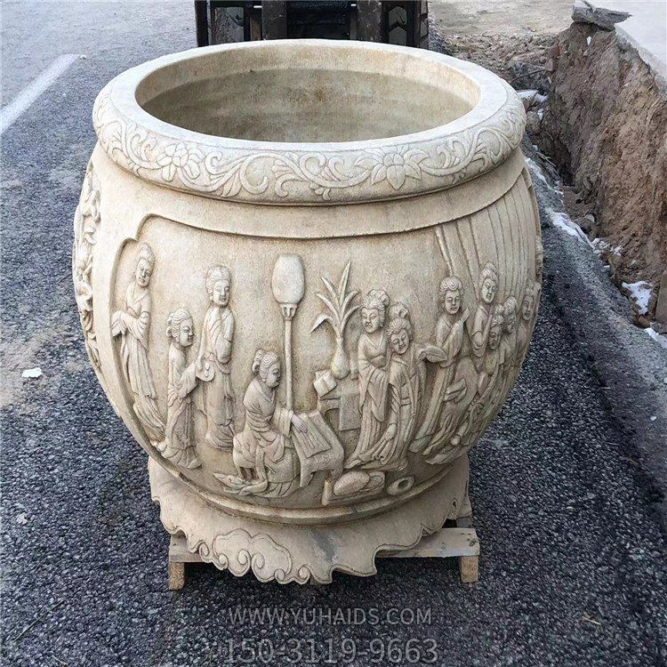 汉白玉水缸石头缸子博鱼网页版