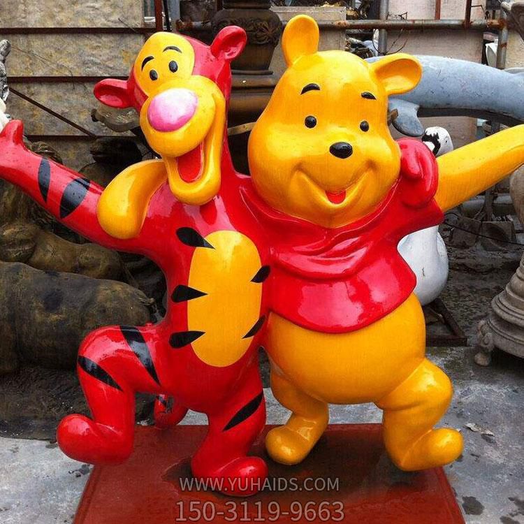 幼儿园玻璃钢卡通维尼熊博鱼网页版