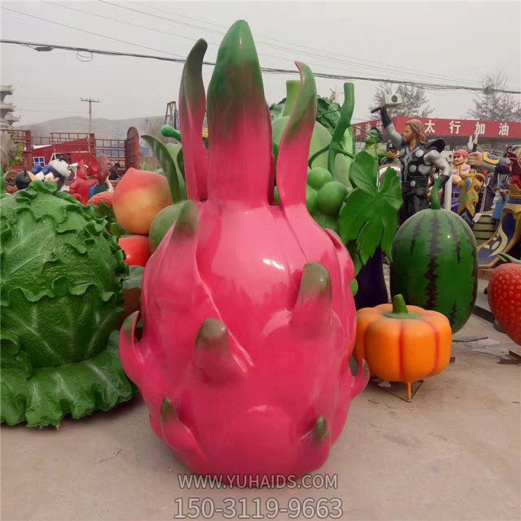 玻璃钢仿真水果博鱼网页版户外园林景观大型博鱼网页版