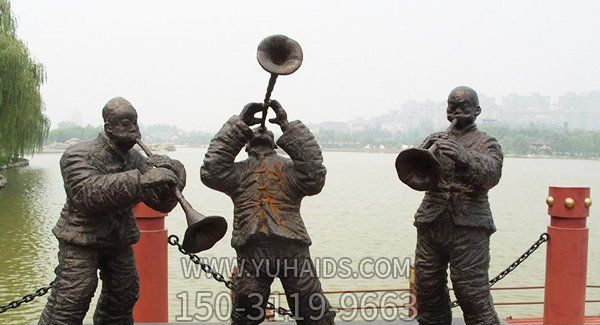 广场吹奏景观小品铜雕吹奏博鱼网页版