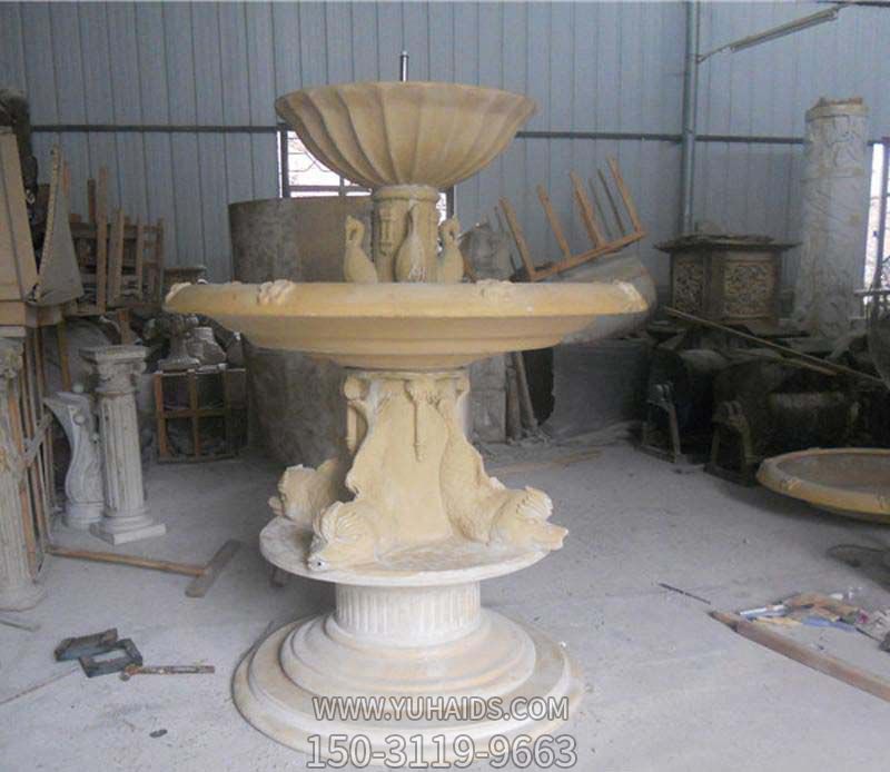 别墅多层喷泉石雕 (2)博鱼网页版