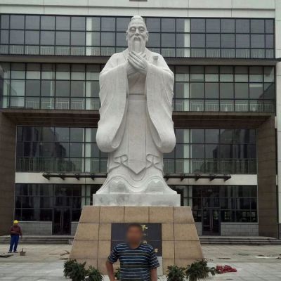 教学楼摆放大理石教育家孔子石博鱼网页版