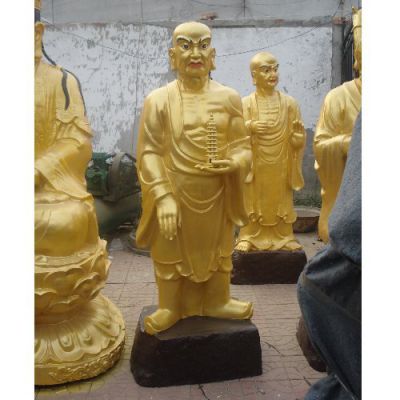 寺庙铜雕立式大型十八罗汉博鱼网页版