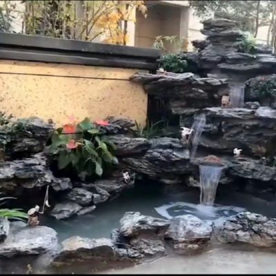天然假山石庭院流水摆件 千层石景点博鱼网页版
