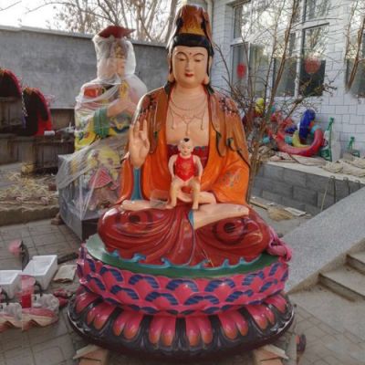寺庙玻璃钢彩绘送子观音博鱼网页版