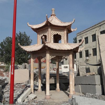 户外公园乘凉休息中式六角凉亭博鱼网页版