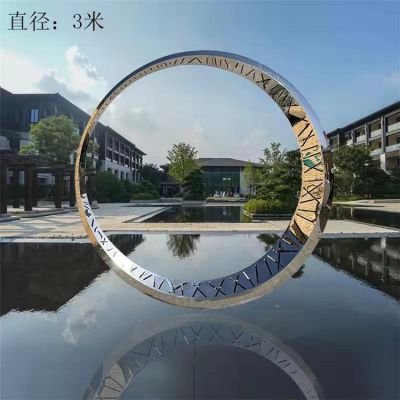 几何不锈钢创意圆环博鱼网页版