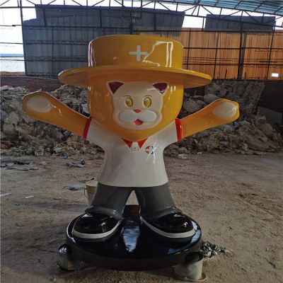 玻璃钢卡通公仔店铺装饰引流创意博鱼网页版摆件小品