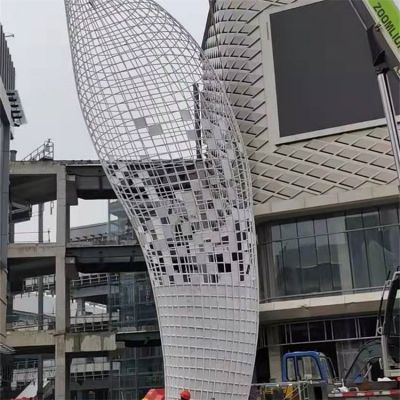 不锈钢镂空户外园林景观大型鲸鱼博鱼网页版