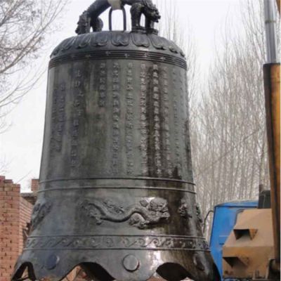 景区寺庙户外摆放祈福铸铁铜钟博鱼网页版