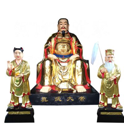 不锈钢喷金烤漆寺庙供奉真武大帝博鱼网页版