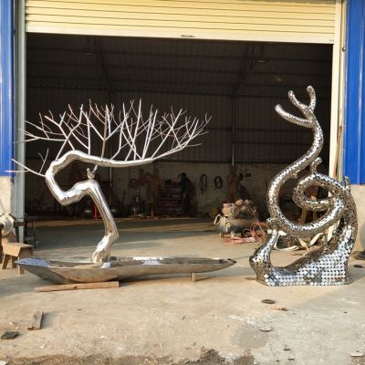 大型不锈钢艺术工艺树博鱼网页版