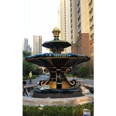 别墅小区欧式石雕大型喷泉博鱼网页版