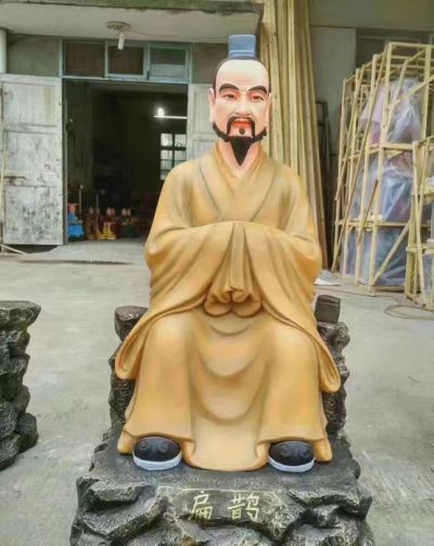 名医扁鹊彩绘铜雕抽象景区扁鹊博鱼网页版