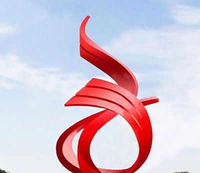 广场园林不锈钢喷漆个性彩带博鱼网页版