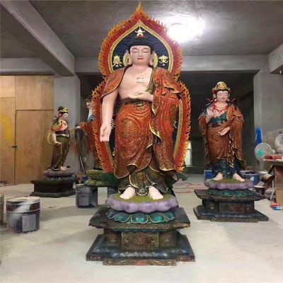 寺庙供奉神佛玻璃钢三圣博鱼网页版