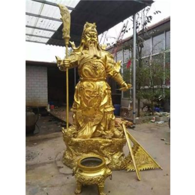 铸铜喷金打造武财神关公博鱼网页版