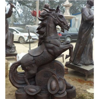 玻璃钢仿铜骏马博鱼网页版摆件