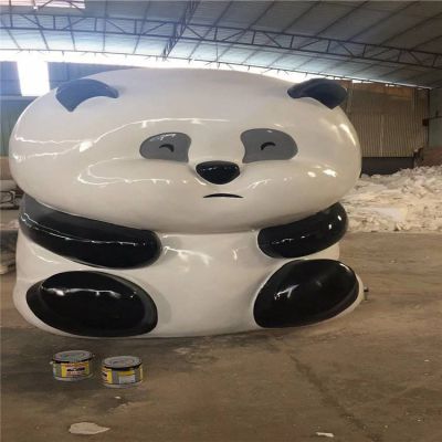 商场摆放玻璃钢卡通熊猫公仔博鱼网页版