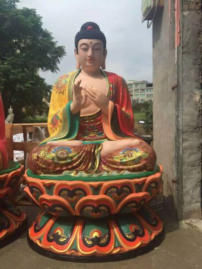 玻璃钢彩绘寺庙供奉五方佛博鱼网页版