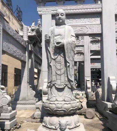 景区寺庙大型大理石石雕地藏王博鱼网页版