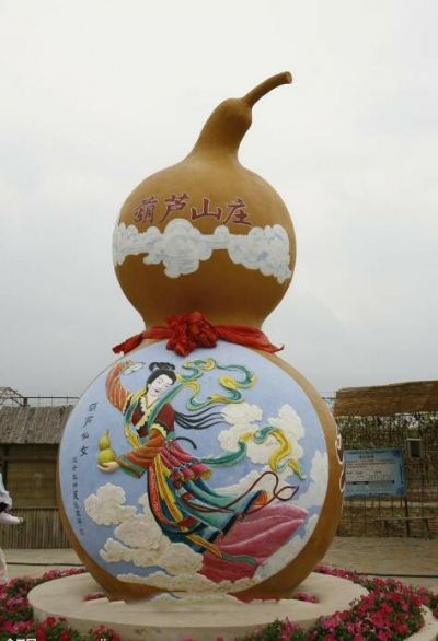 玻璃钢彩绘嫦娥葫芦博鱼网页版