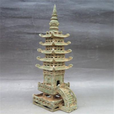 小型宗教寺庙佛塔博鱼网页版摆件