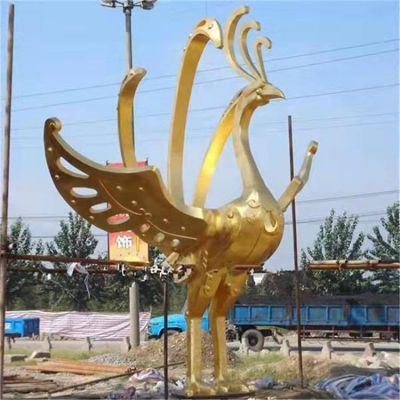 景观户外铜雕抽象凤凰博鱼网页版
