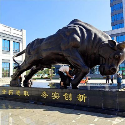 广场大型铸铜孺子牛开荒牛博鱼网页版